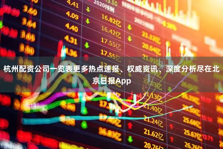 杭州配资公司一览表更多热点速报、权威资讯、深度分析尽在北京日报App