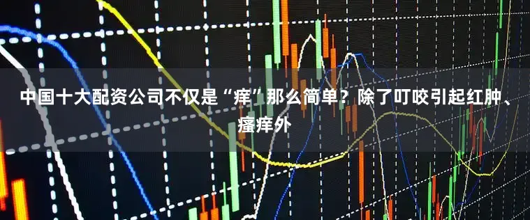 中国十大配资公司不仅是“痒”那么简单？除了叮咬引起红肿、瘙痒外