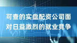 可查的实盘配资公司面对日益激烈的就业竞争