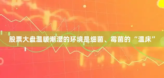 股票大盘温暖潮湿的环境是细菌、霉菌的 “温床”